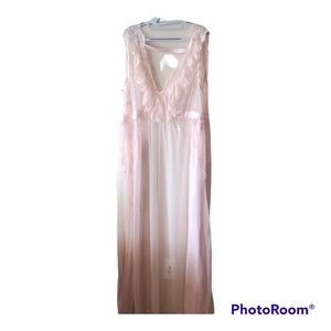 Kaviar long sheer nightgown